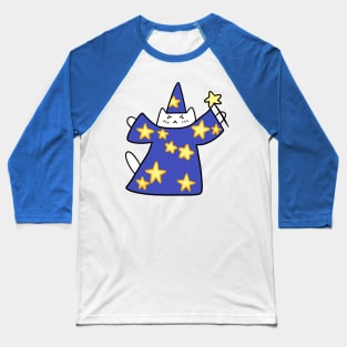 Wizard Cat Baseball T-Shirt